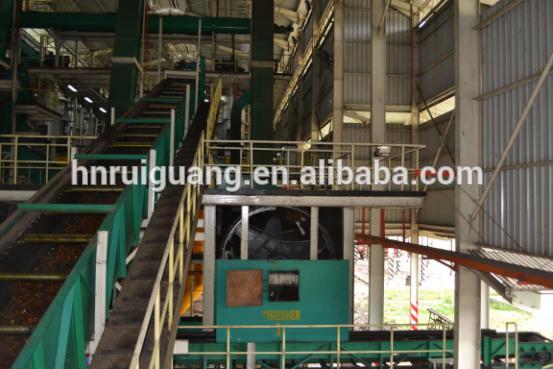Threshing Station in Palm Oil Processing